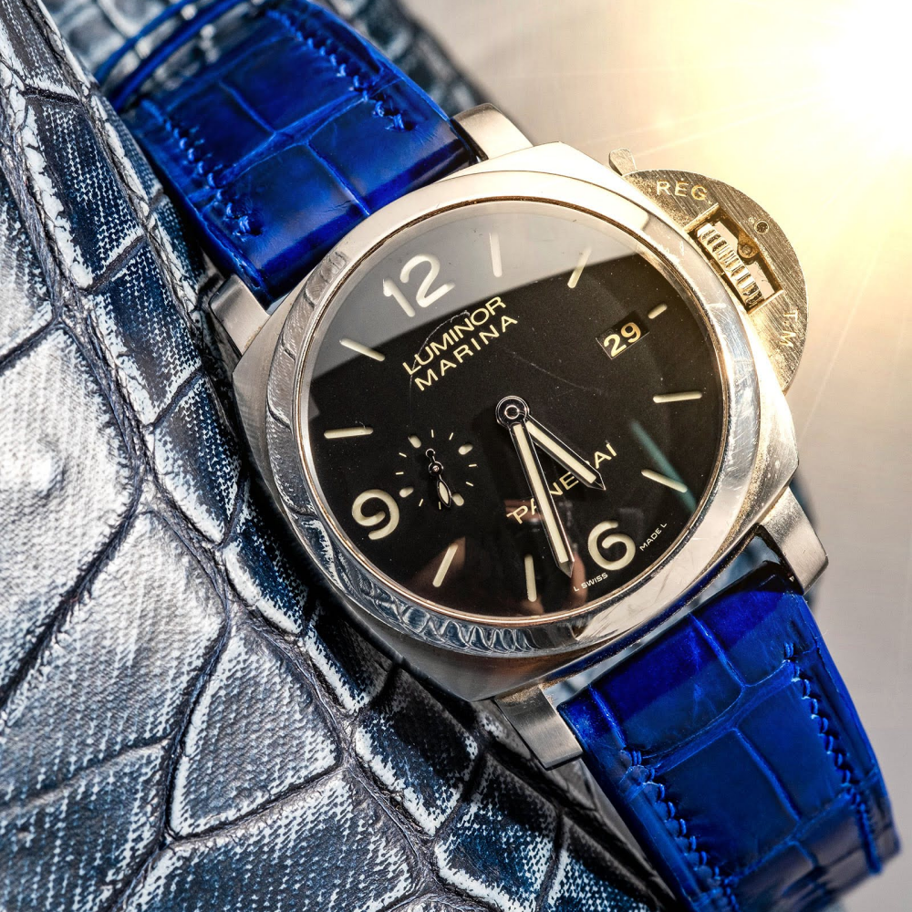 Alligator Leather Strap for Panerai Luminor