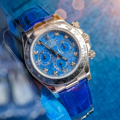 Rolex Daytona Alligator Leather Strap – Deployant Clasp Compatible