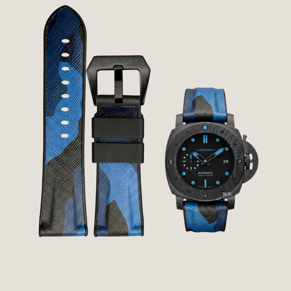 FKM Sailcloth Rubber Strap for Panerai