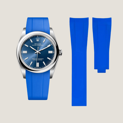 FKM Rubber Strap for Rolex Oyster Perpetual 36mm Deployant Clasp