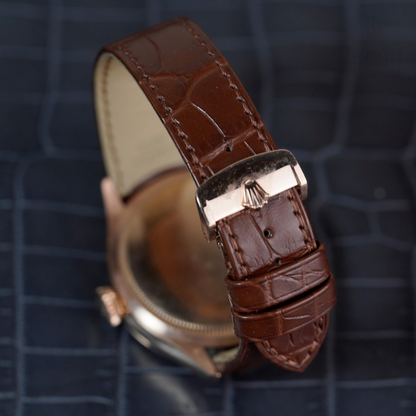 Alligator Leather Strap for Rolex Cellini