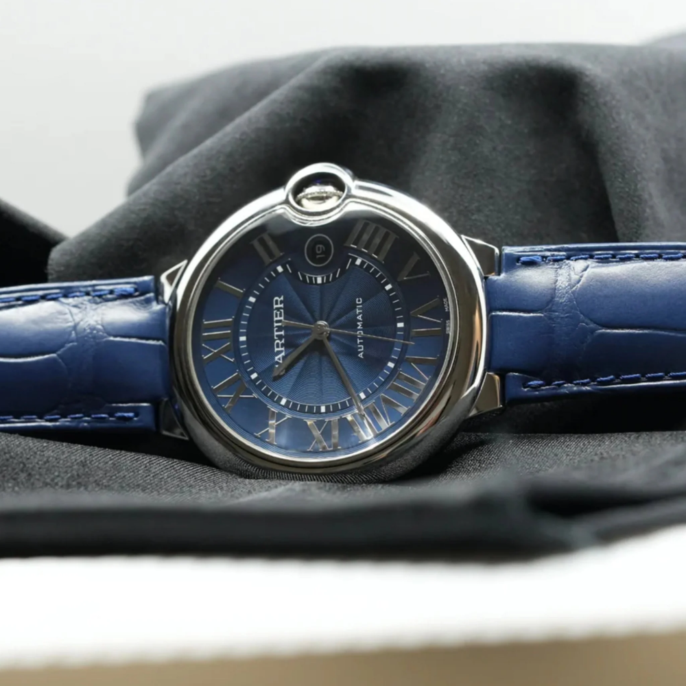 Cartier Ballon Bleu Alligator Leather Strap – Pin Buckle