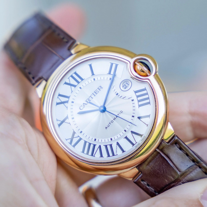 Cartier Ballon Bleu Alligator Leather Strap – Pin Buckle