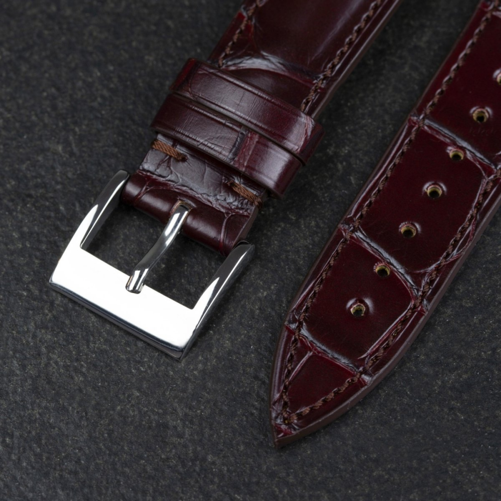 Custom Alligator Leather Watch Strap  – Handmade to Order