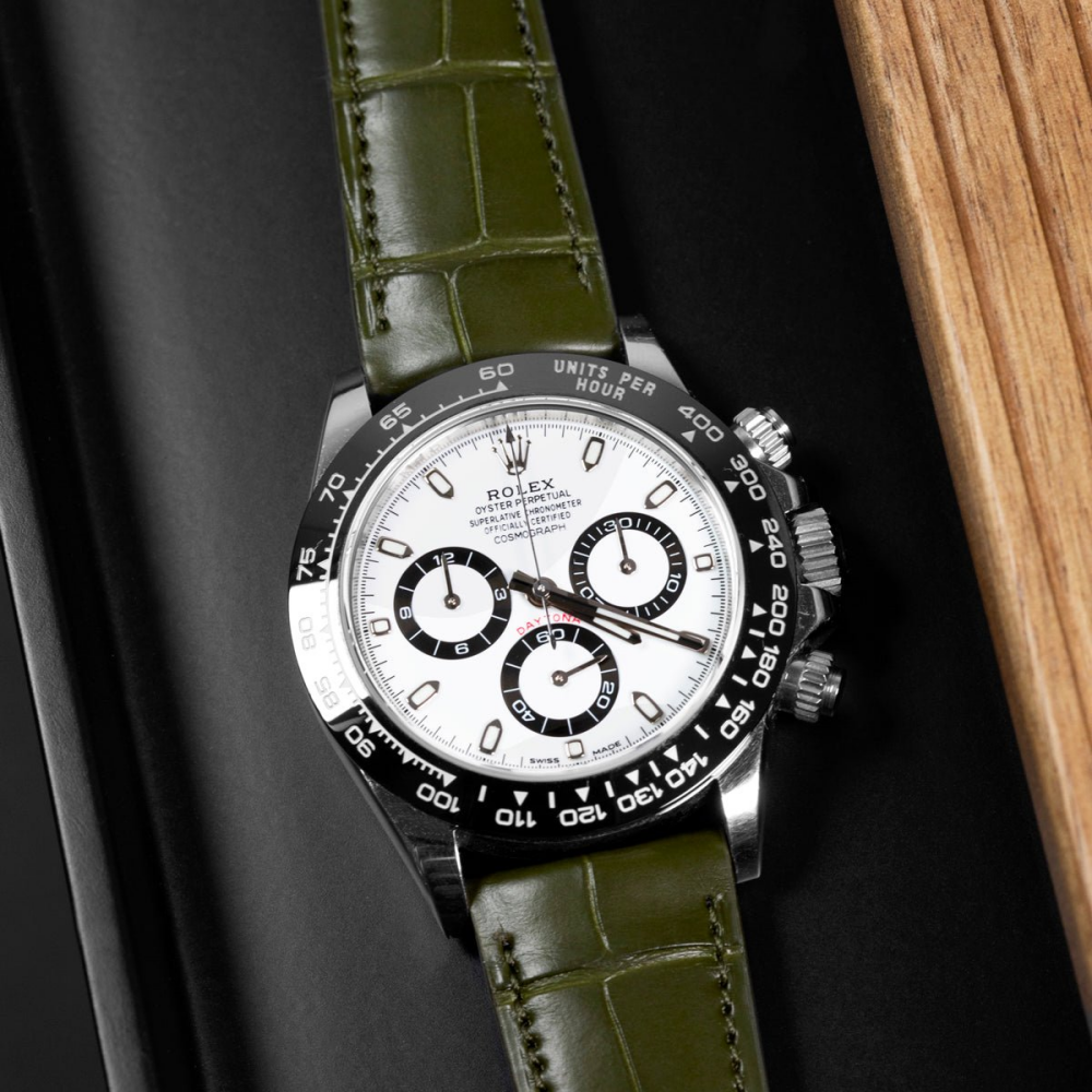 Custom Alligator Leather Watch Strap  – Handmade to Order
