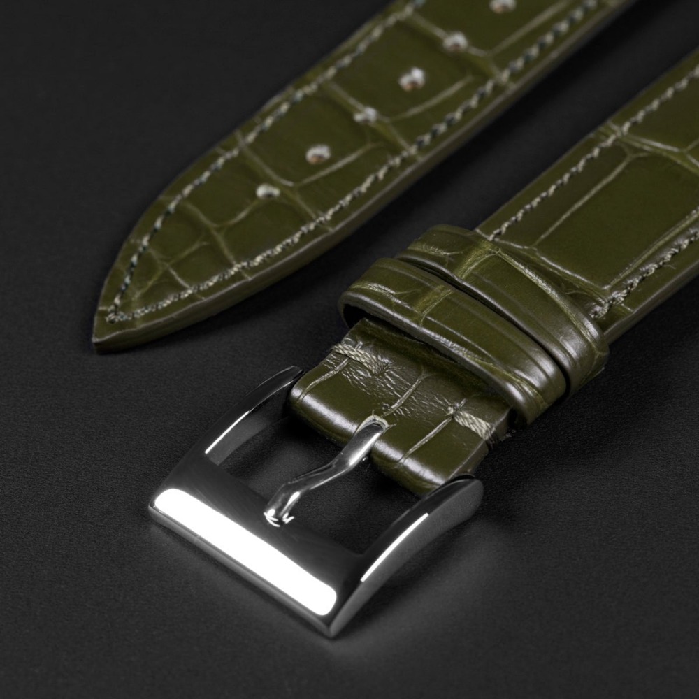 Custom Alligator Leather Watch Strap  – Handmade to Order