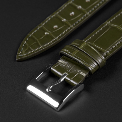 Custom Alligator Leather Watch Strap  – Handmade to Order