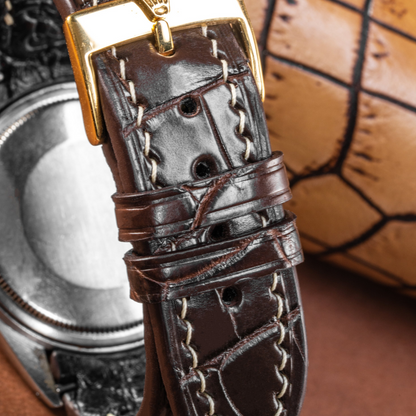 Alligator Leather Strap for Rolex Datejust