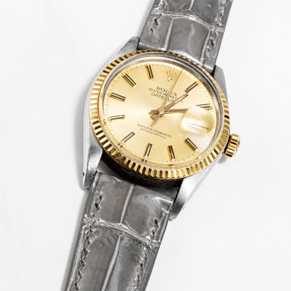 Alligator Leather Strap for Rolex Datejust