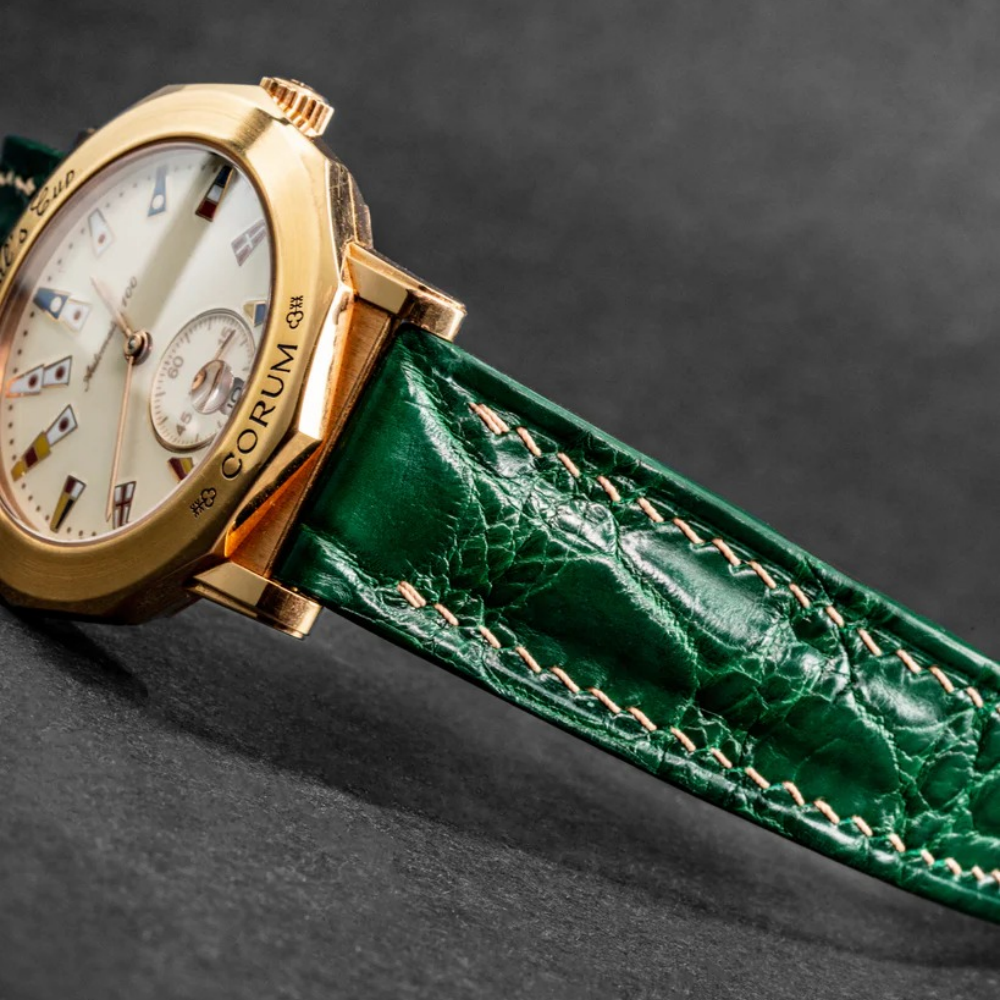 Alligator Leather Strap for Corum
