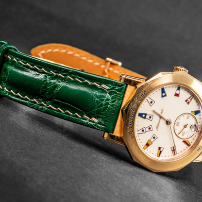 Alligator Leather Strap for Corum