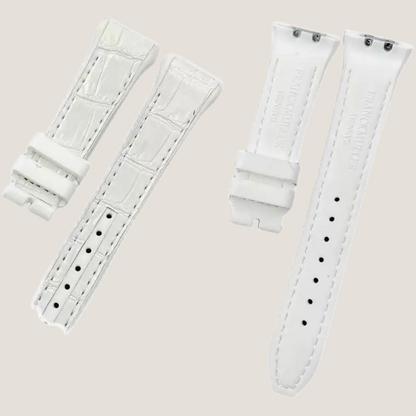 Hybrid Alligator & FKM Rubber Strap for Franck Muller Vanguard