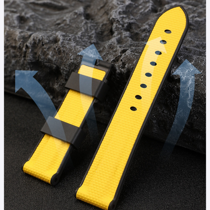 FKM Sailcloth Rubber Strap for Panerai