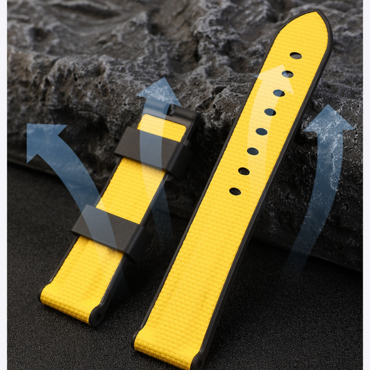 FKM Sailcloth Rubber Strap for Panerai