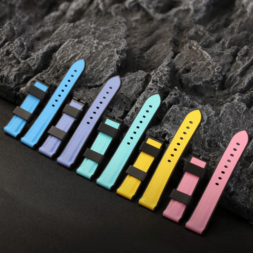FKM Sailcloth Rubber Strap for Panerai