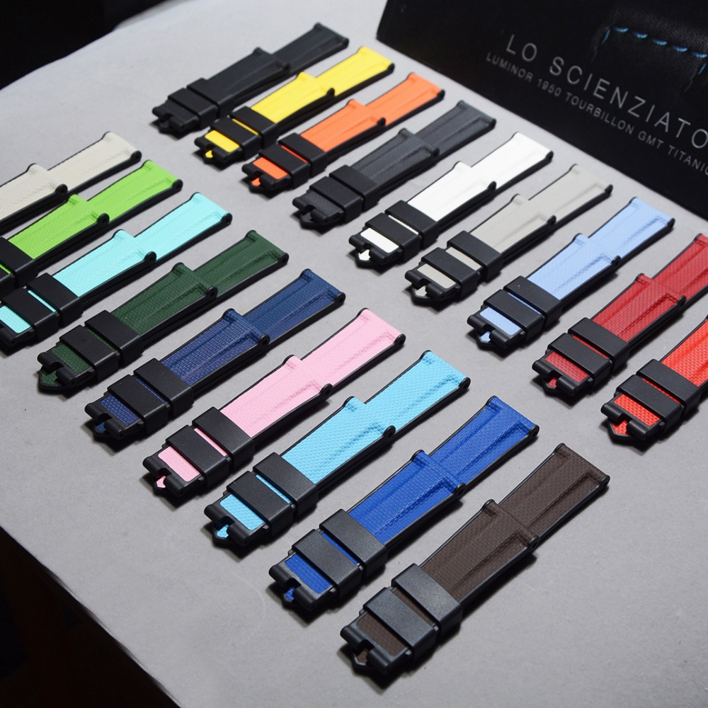 FKM Sailcloth Rubber Strap for Panerai