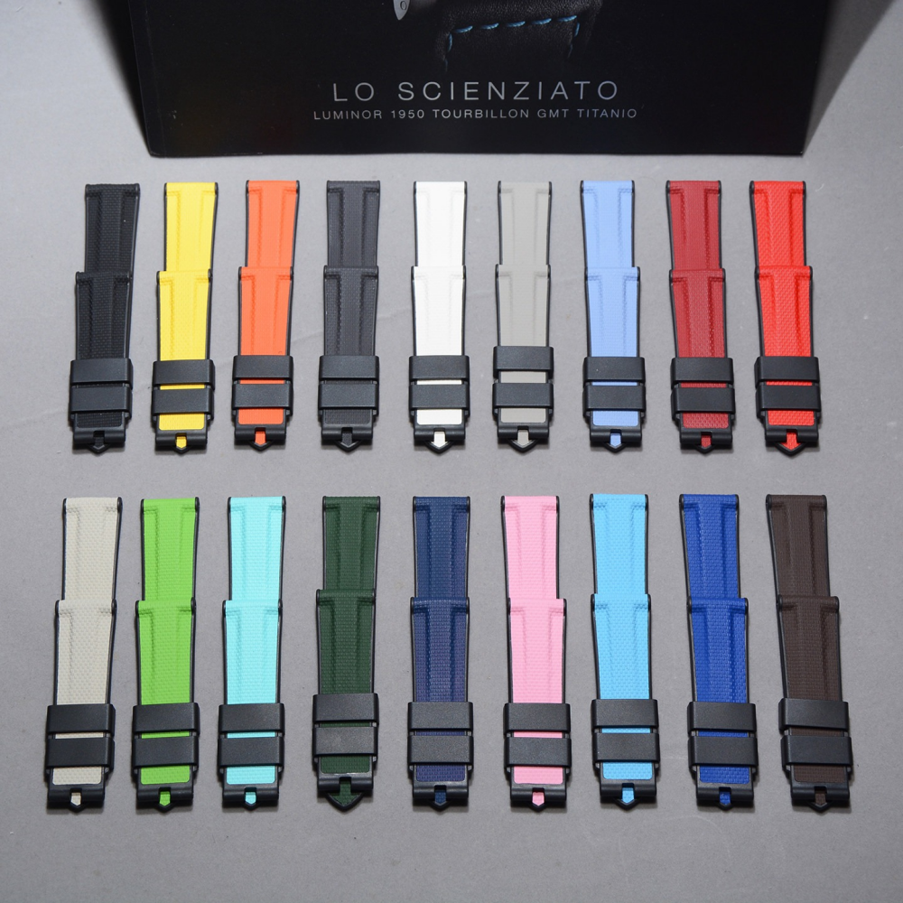 FKM Sailcloth Rubber Strap for Panerai