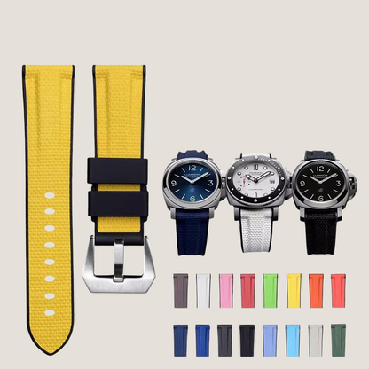 FKM Sailcloth Rubber Strap for Panerai