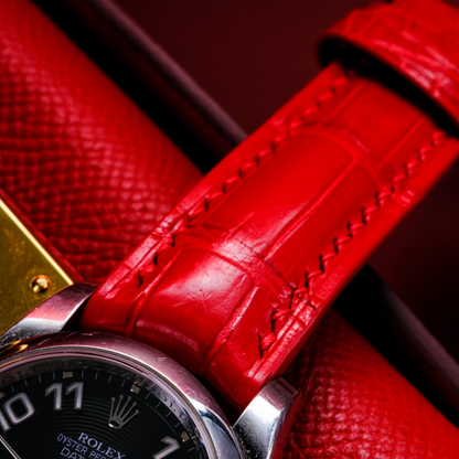 Alligator Leather Strap for Rolex Datejust