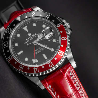 Alligator Leather Strap for Rolex GMT-Master II