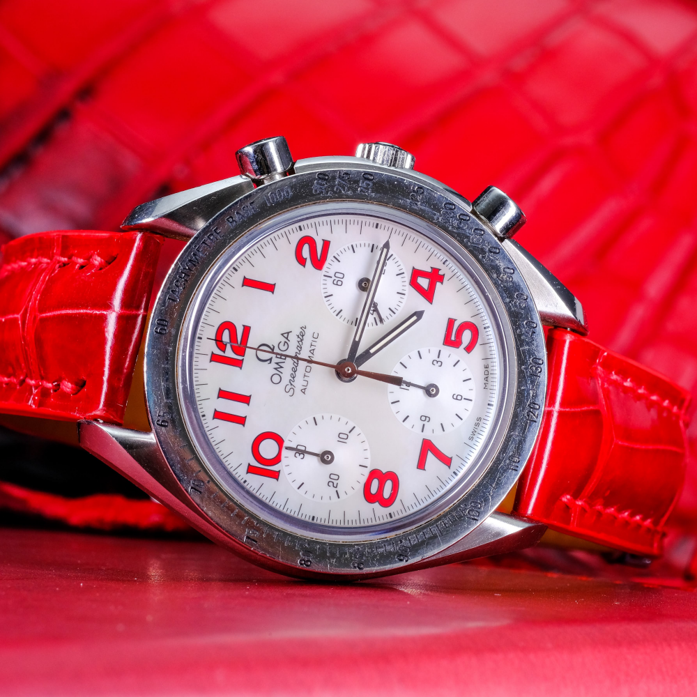 Alligator Leather Strap for Omega Speedmaster