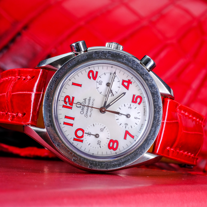 Alligator Leather Strap for Omega Speedmaster