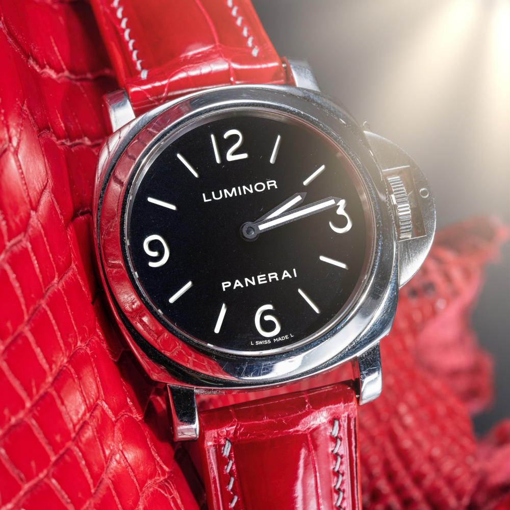 Alligator Leather Strap for Panerai Luminor