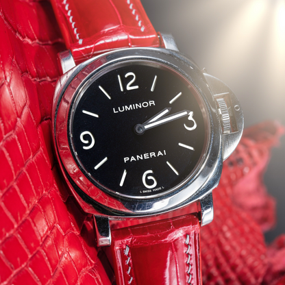 Alligator Leather Strap for Panerai Luminor
