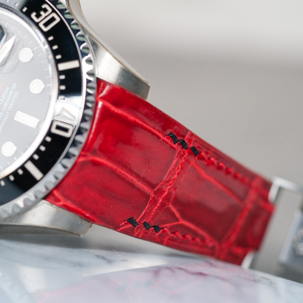 Alligator Leather Strap for Rolex Sea-Dweller
