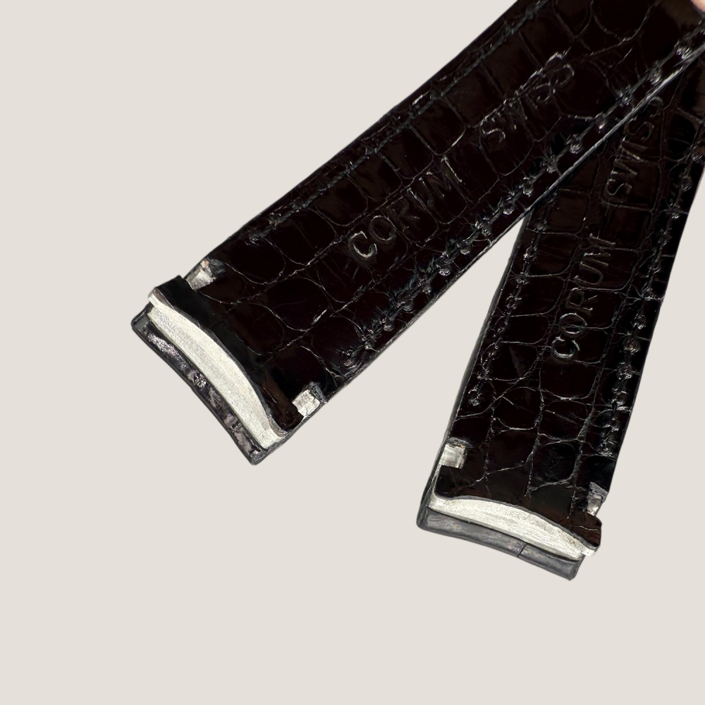 Alligator Leather Strap for Corum Bubble