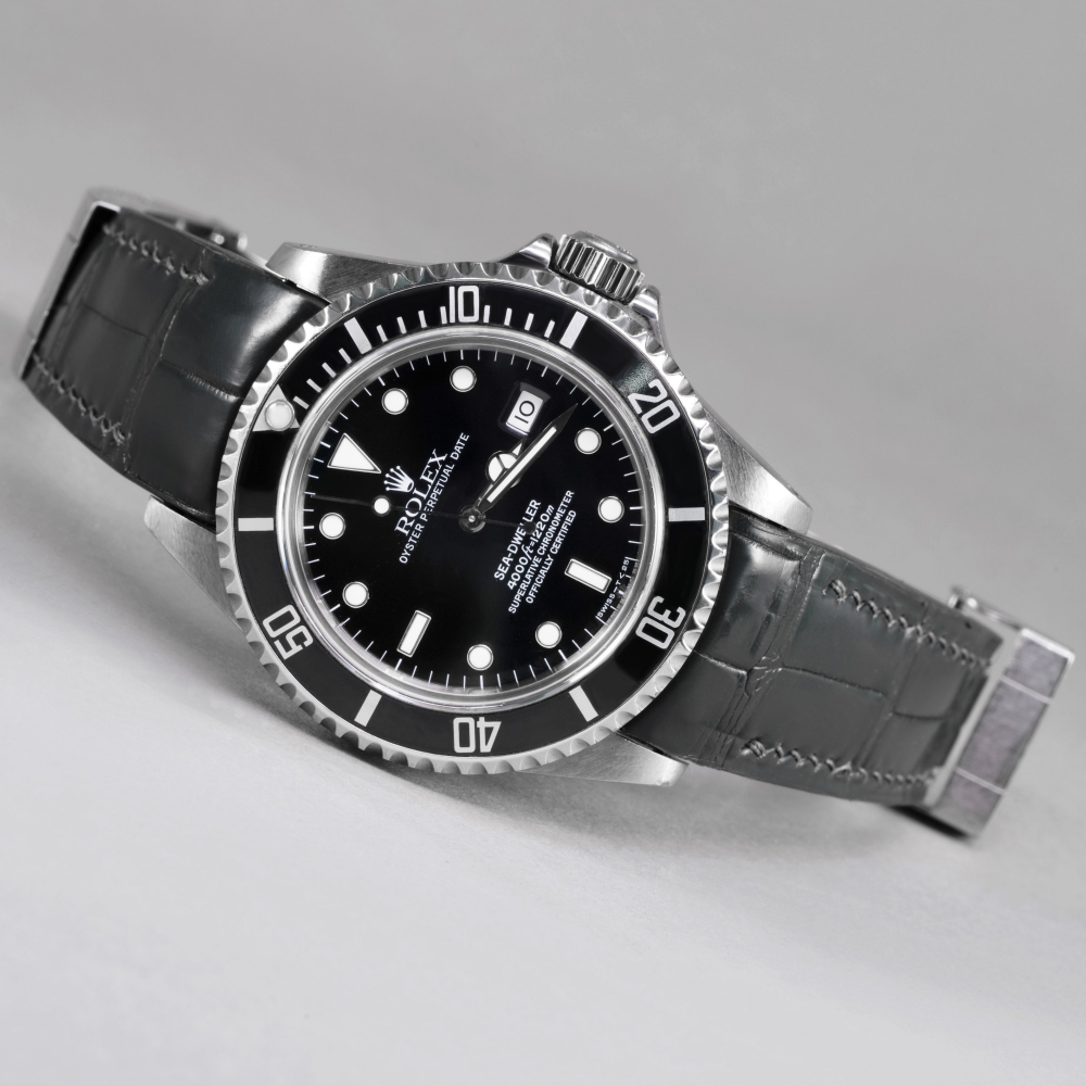 Alligator Leather Strap for Rolex Sea-Dweller