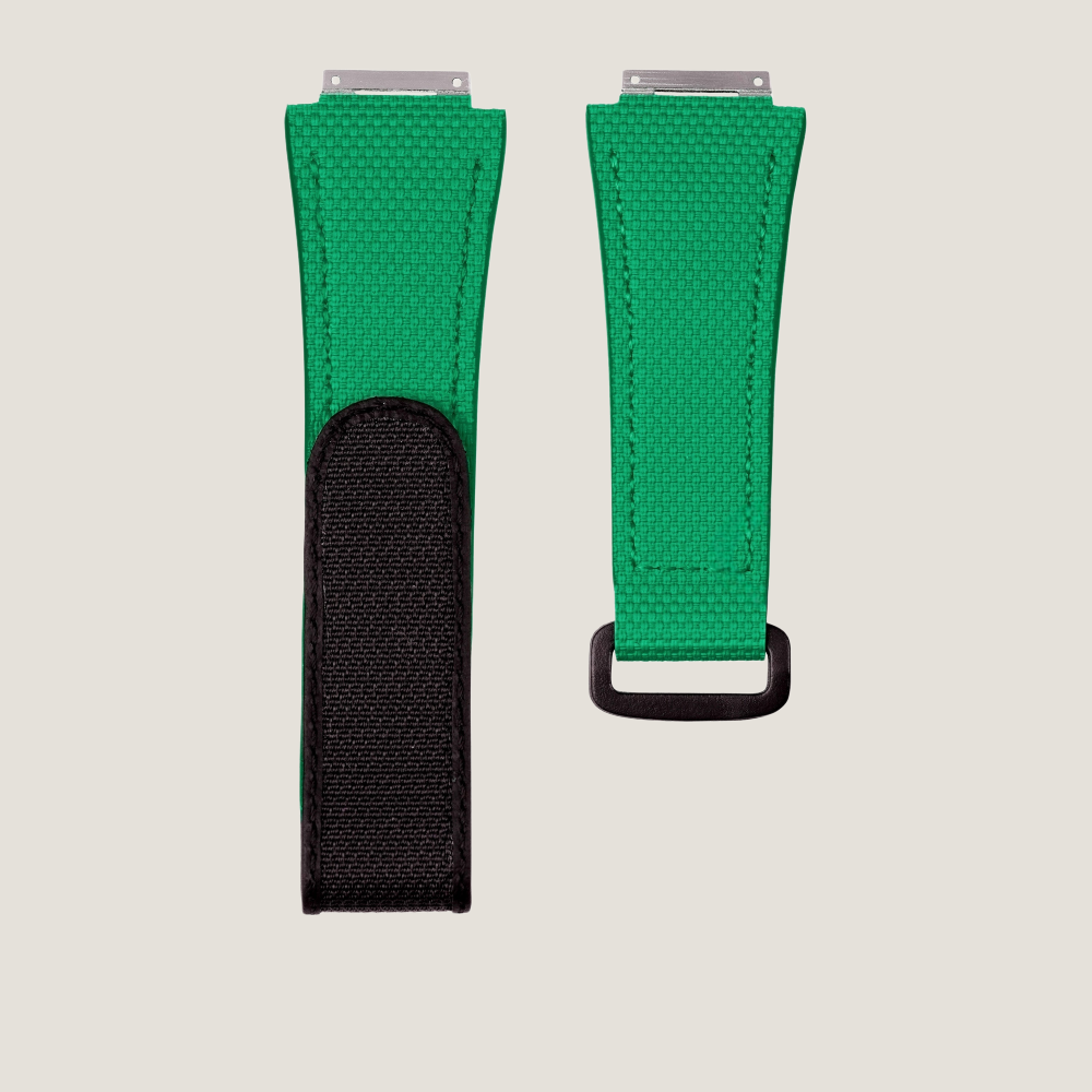 Custom Velcro Watch Strap for Richard Mille - FKM Rubber Sailcloth Pattern