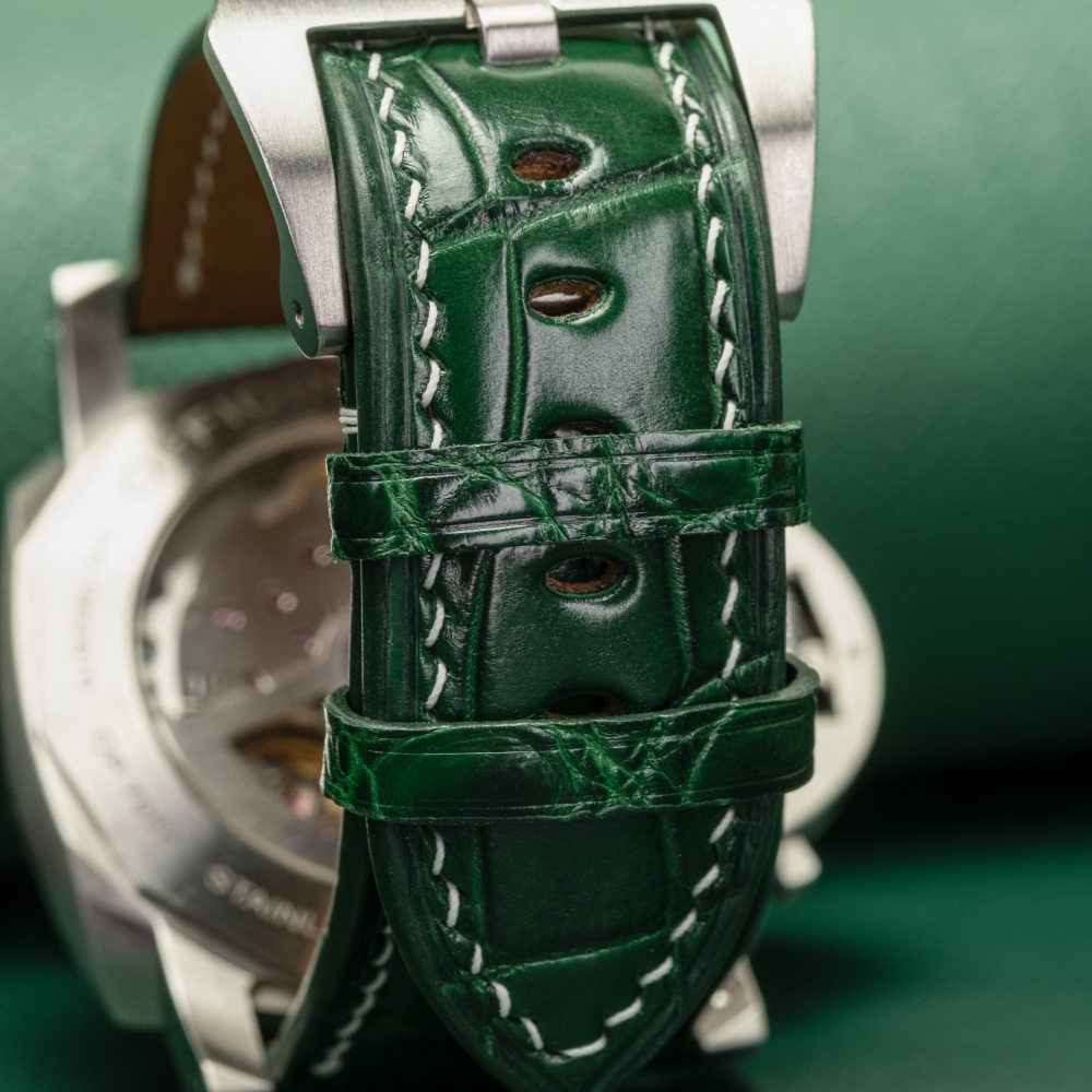 Alligator Leather Strap for Panerai Luminor