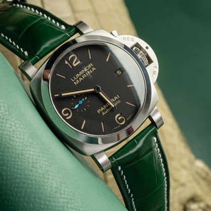 Alligator Leather Strap for Panerai Luminor
