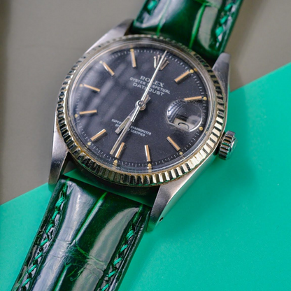 Alligator Leather Strap for Rolex Datejust