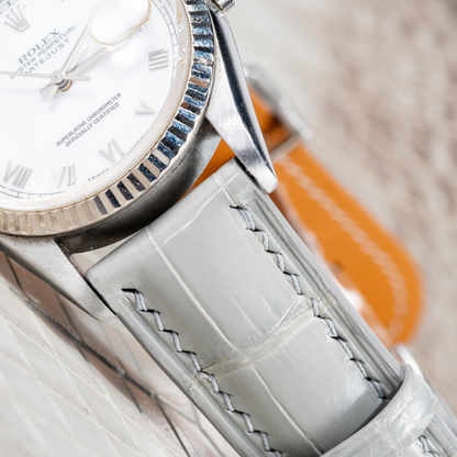Alligator Leather Strap for Rolex Datejust