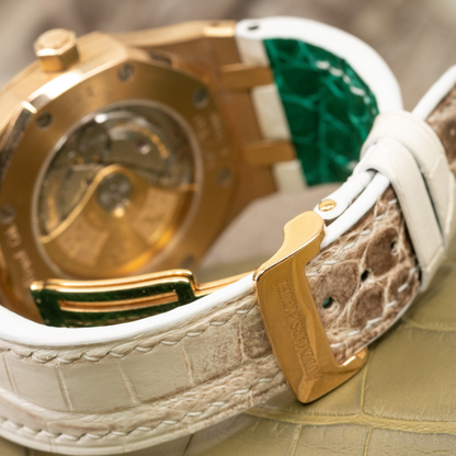 Alligator Leather Strap for Audemars Piguet Royal Oak 41mm