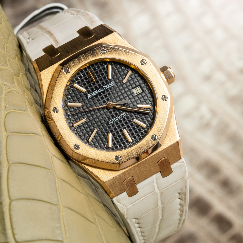 Alligator Leather Strap for Audemars Piguet Royal Oak 41mm