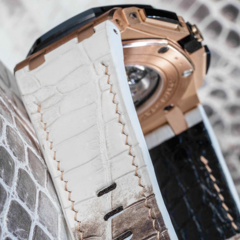 Alligator Leather Strap for AP Royal Oak Offshore 44mm