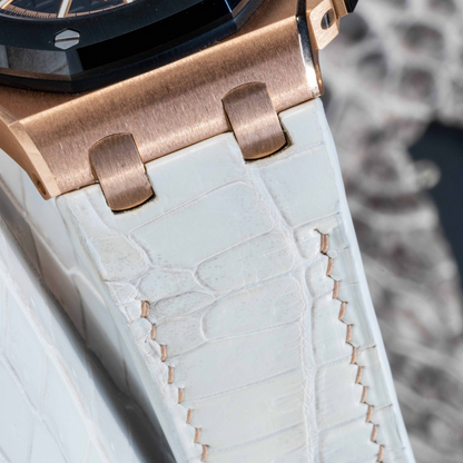 Alligator Leather Strap for AP Royal Oak Offshore 44mm