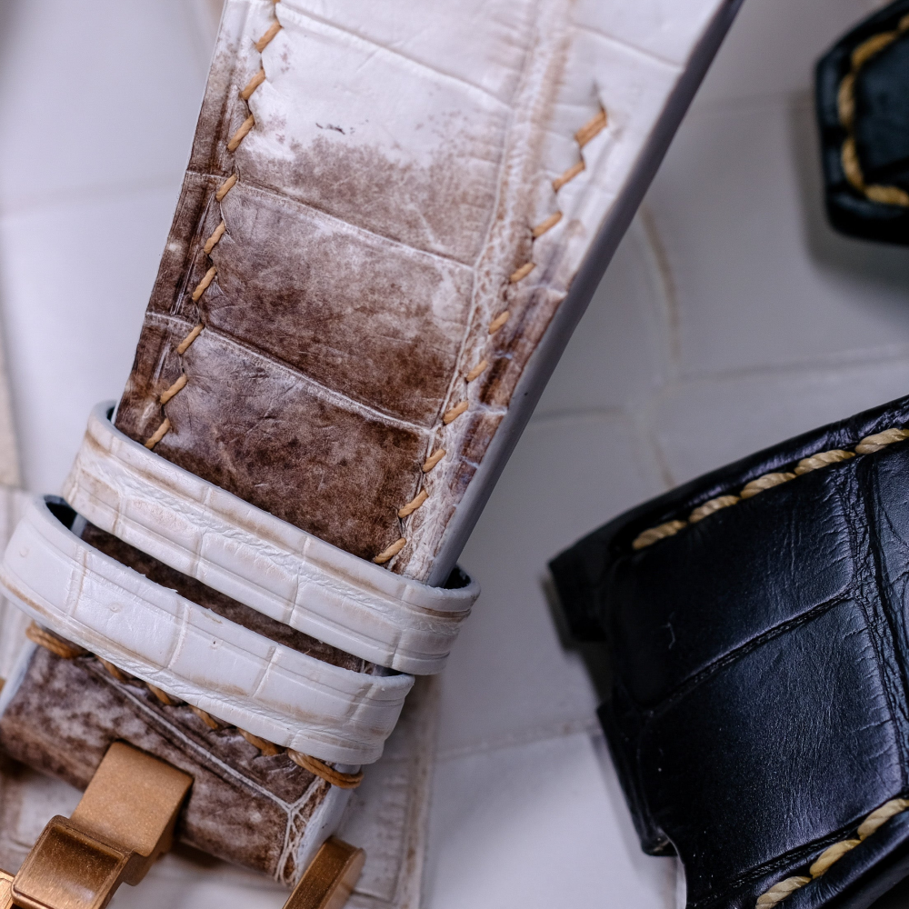 Alligator Leather Strap for AP Royal Oak Offshore 42mm