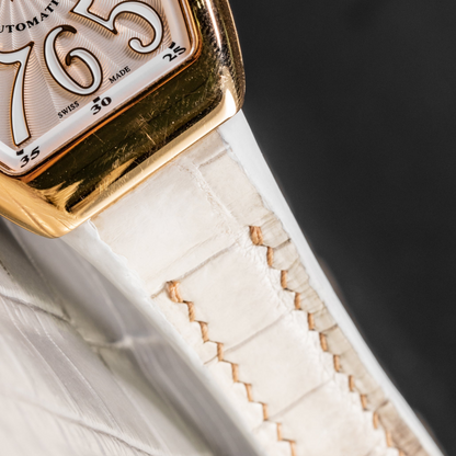 Alligator Leather Strap for Franck Muller Cintrée Curvex