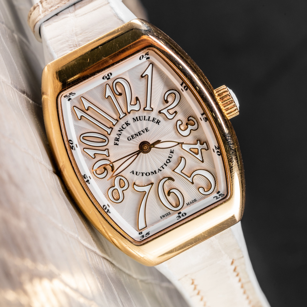 Alligator Leather Strap for Franck Muller Cintrée Curvex