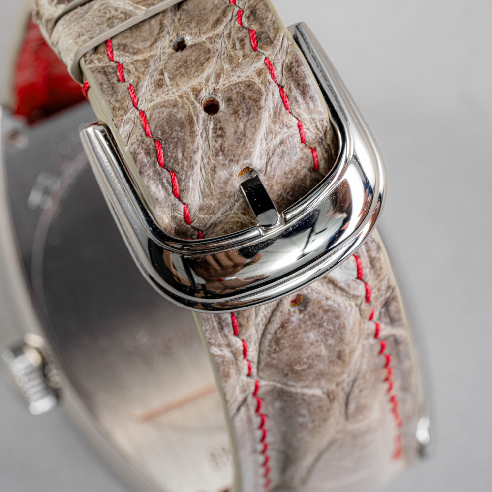Alligator Leather Strap for Franck Muller Long Island