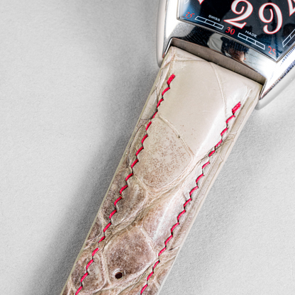 Alligator Leather Strap for Franck Muller Conquistador