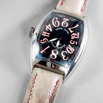 Alligator Leather Strap for Franck Muller Long Island