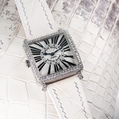 Alligator Leather Strap for Franck Muller Master Square
