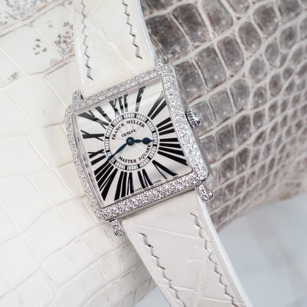 Alligator Leather Strap for Franck Muller Master Square