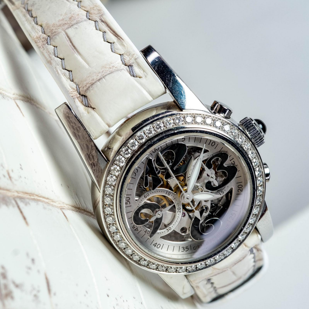 Alligator Leather Strap for Girard-Perregaux