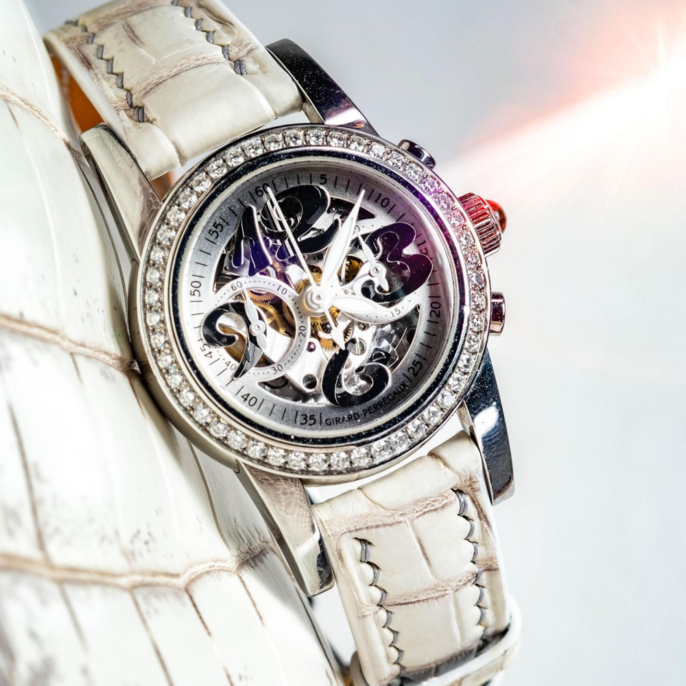 Alligator Leather Strap for Girard-Perregaux